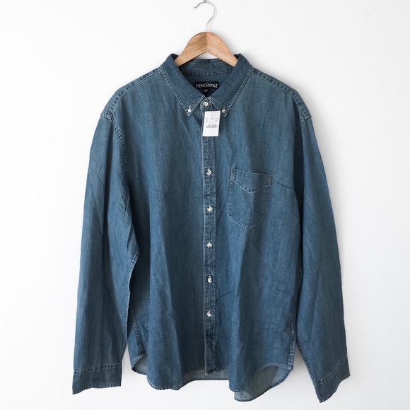 NEW J. Crew Indigo Denim Shirt - Picture 2 of 8
